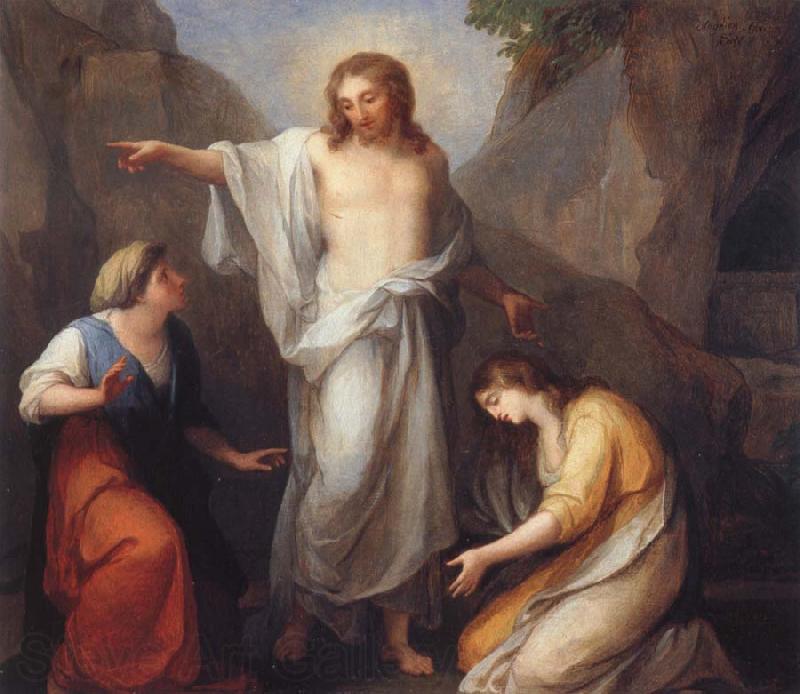 Angelika Kauffmann Der auferstandene Christus erscheint Martha und Magdalena Norge oil painting art